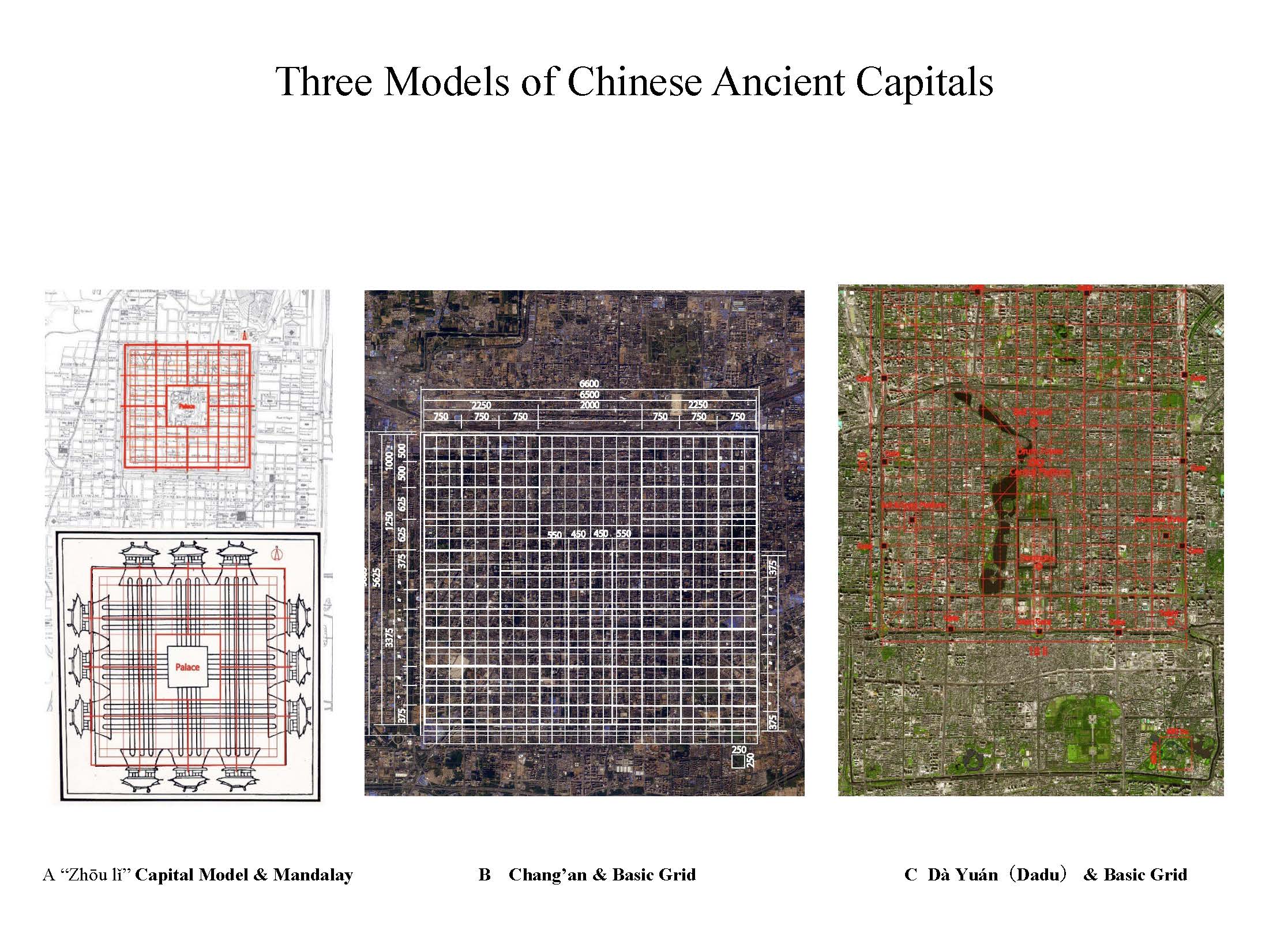 日本学士院紀要　内田祥哉先生　解説　Ancient Chinese Capital ModelsーMeasurement System in Urban Planningー